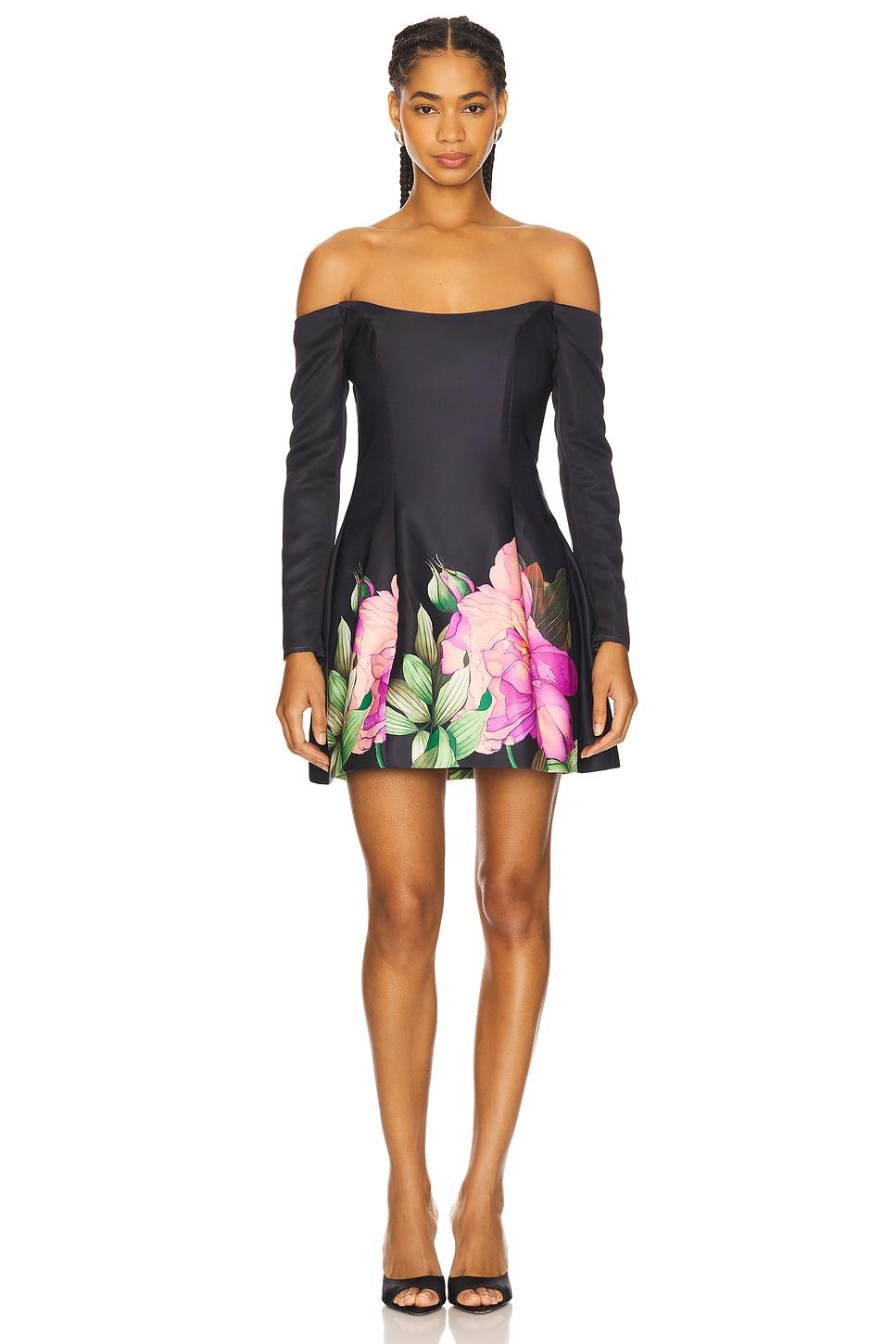 azelie off shoulder mini dress