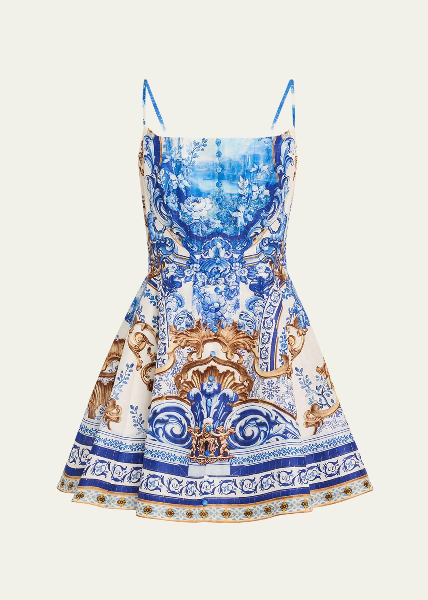 azul adventures corset mini dress