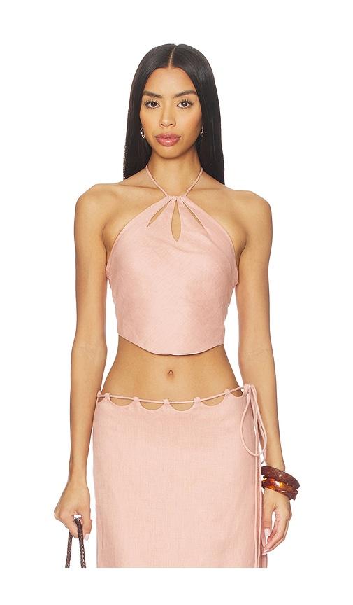azulu amazon top in rose.