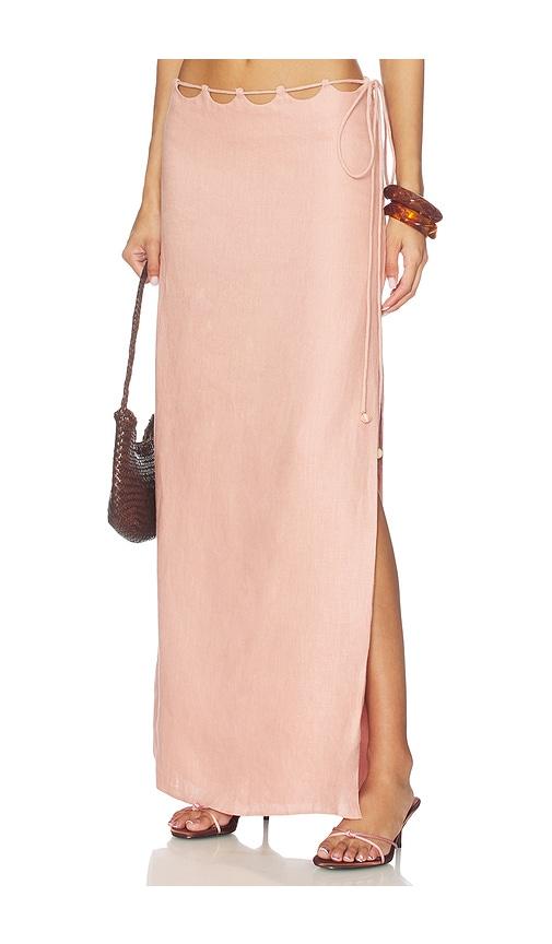 azulu cairo skirt in rose.