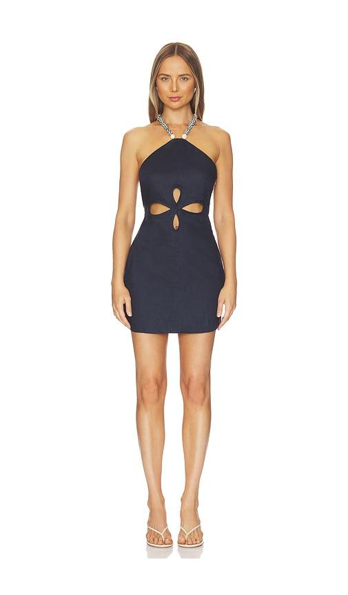 azulu drea dress in navy.