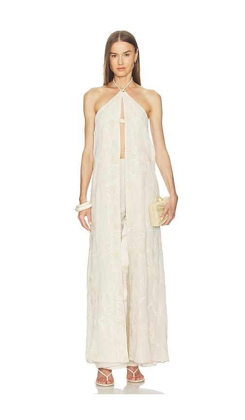 azulu emiko top in ivory.