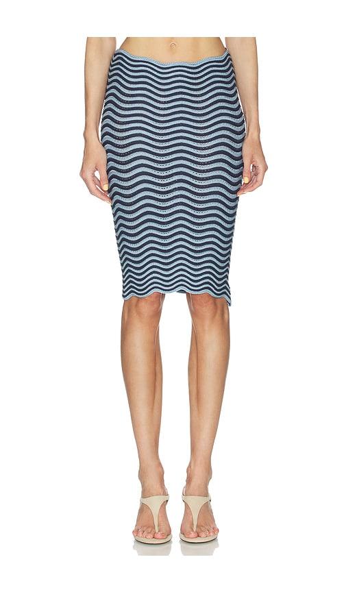 azulu gia skirt in navy.