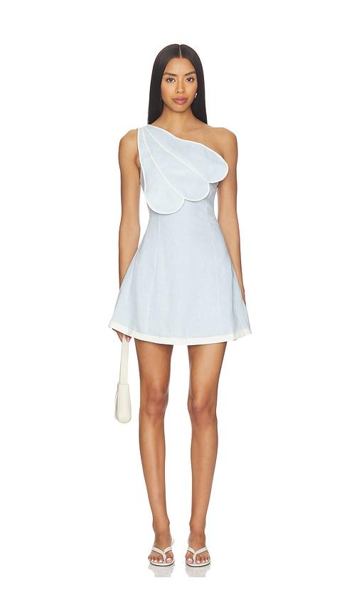 azulu maroon dress in baby blue.