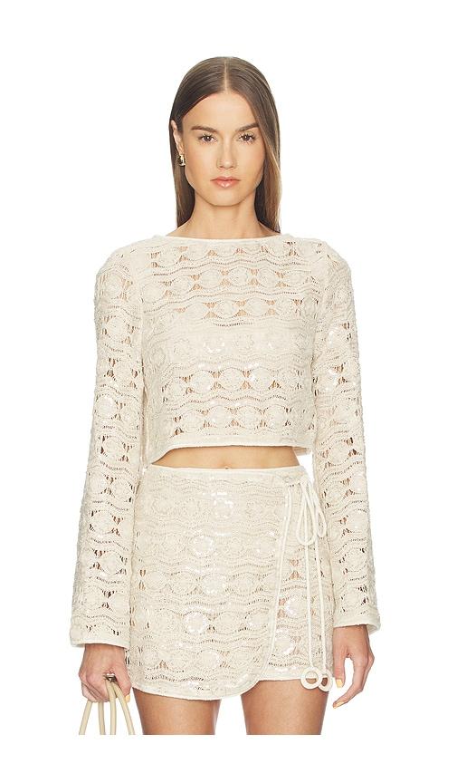 azulu nico top in beige.