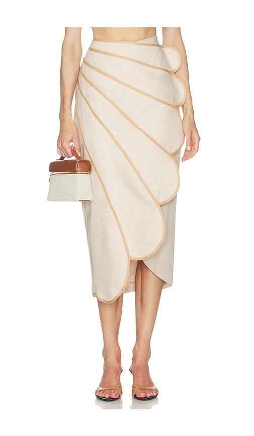 azulu sango skirt in tan.