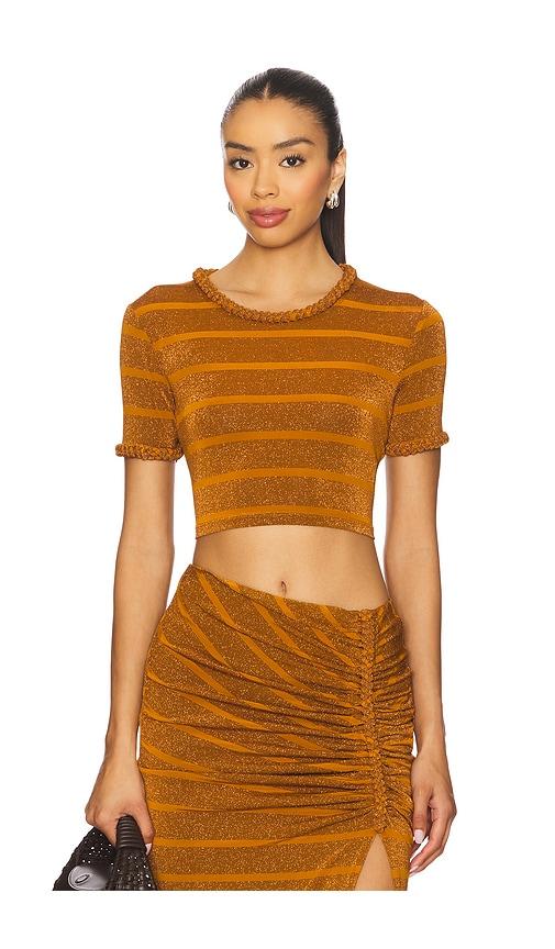 azulu susy top in cognac.