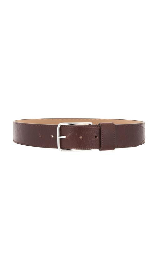 b-low the belt enzo rugous belt in brown.