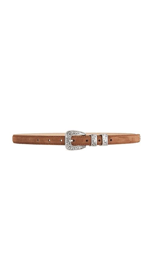 b-low the belt gunnar suede in cognac.