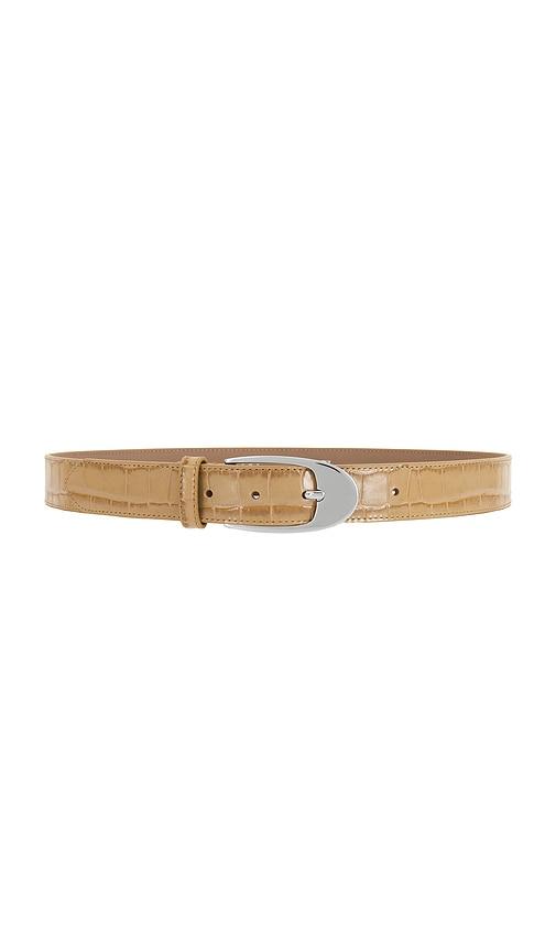 b-low the belt joshua croco belly in tan.