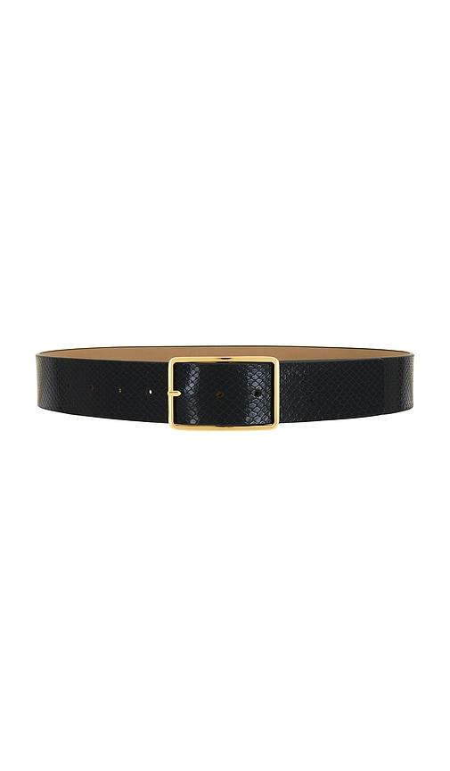 b-low the belt milla python belt in black.