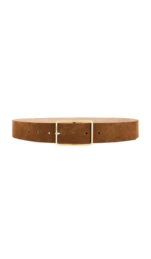 b-low the belt milla suede in tan.