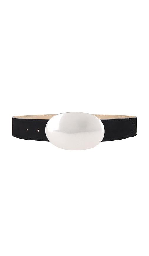 b-low the belt myra nubuck belt in black.