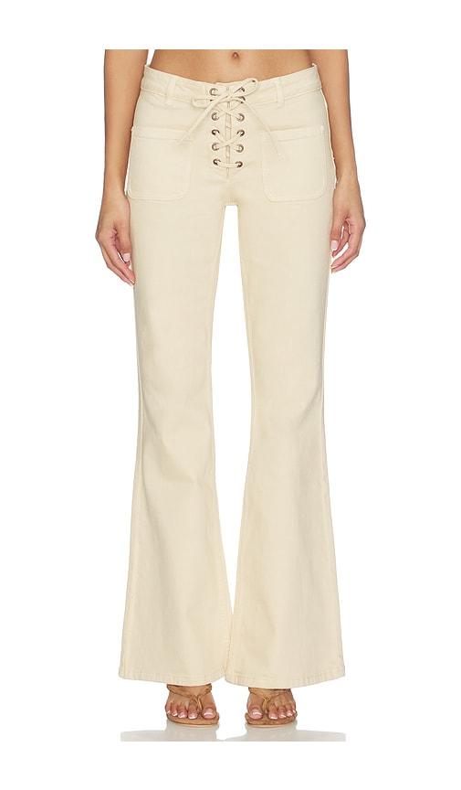 ba&sh rafa jeans in cream.