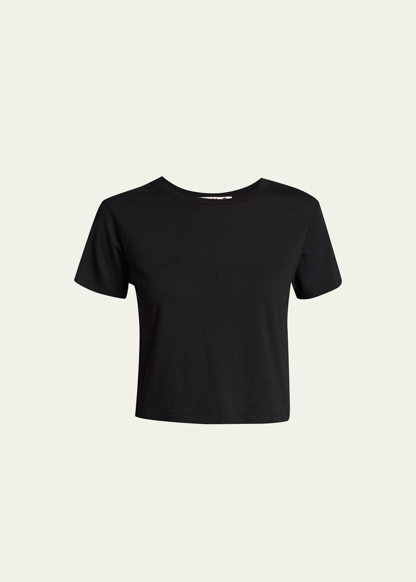 babe cropped crewneck tee