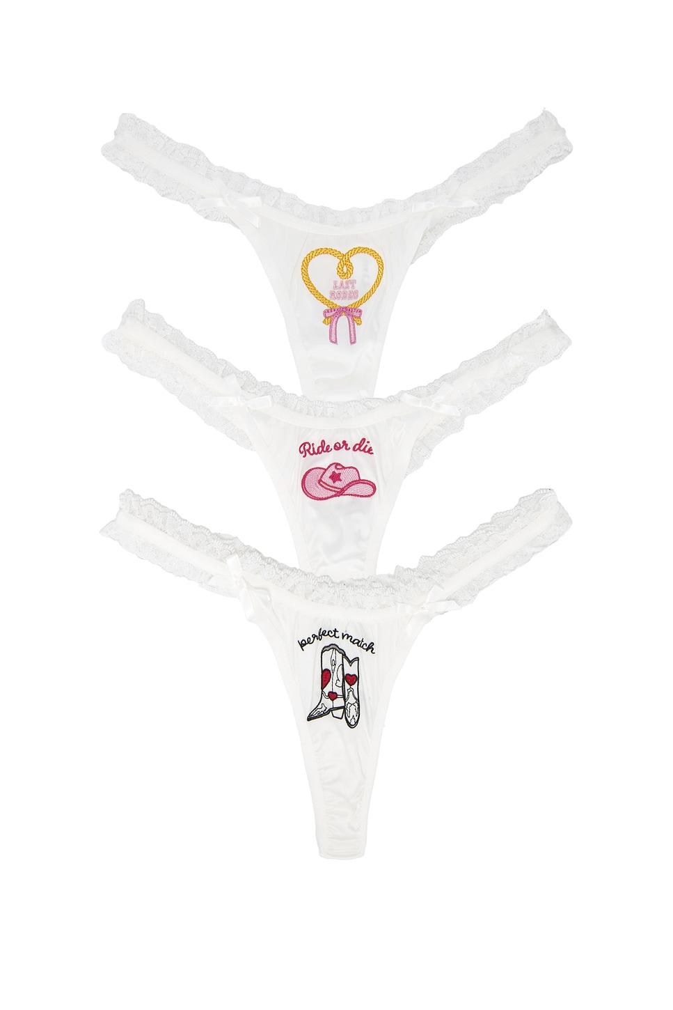 bachelorette thong panty pack of 3