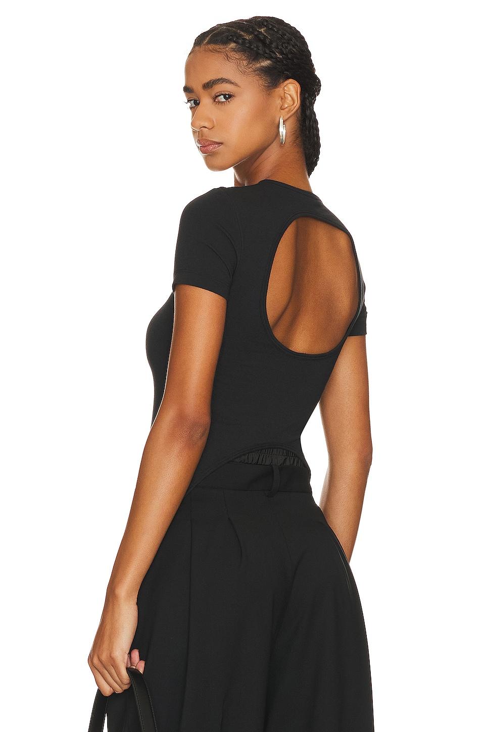 back cut out tee
