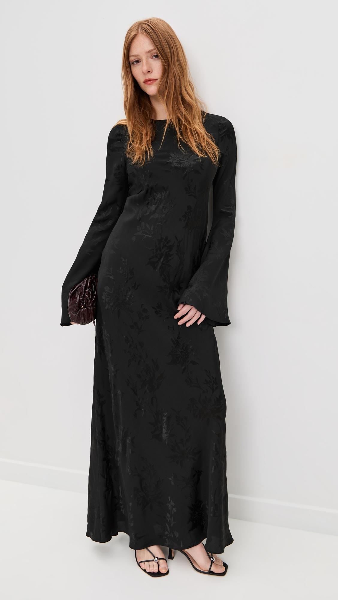 back ties maxi dress