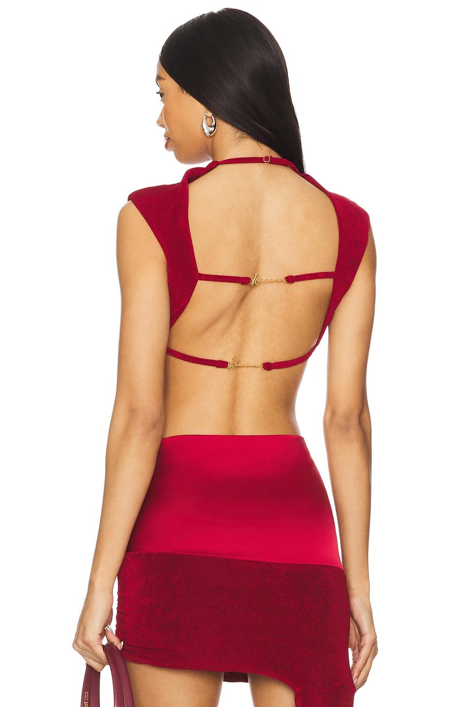 backless cropped tee