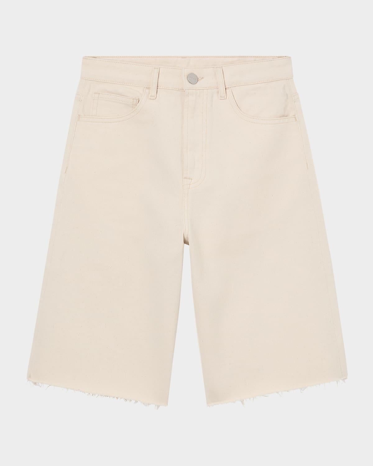 baggy denim shorts
