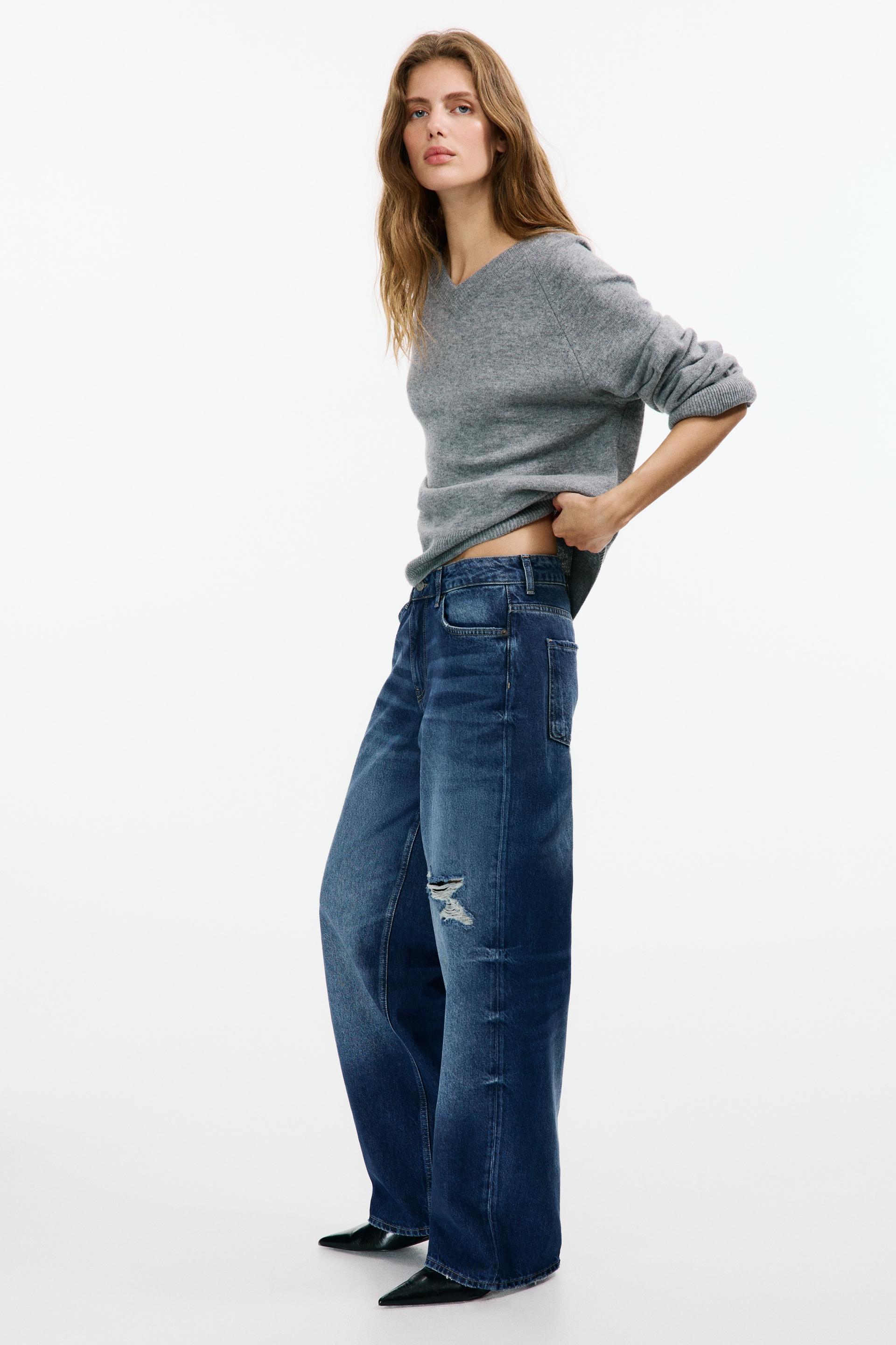 baggy low waist jeans