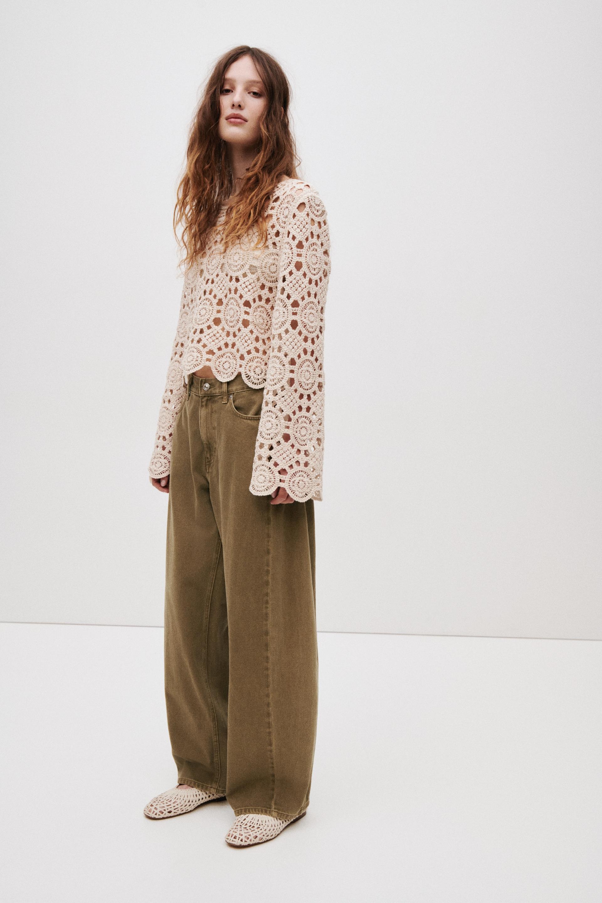baggy regular-waist barrel jeans
