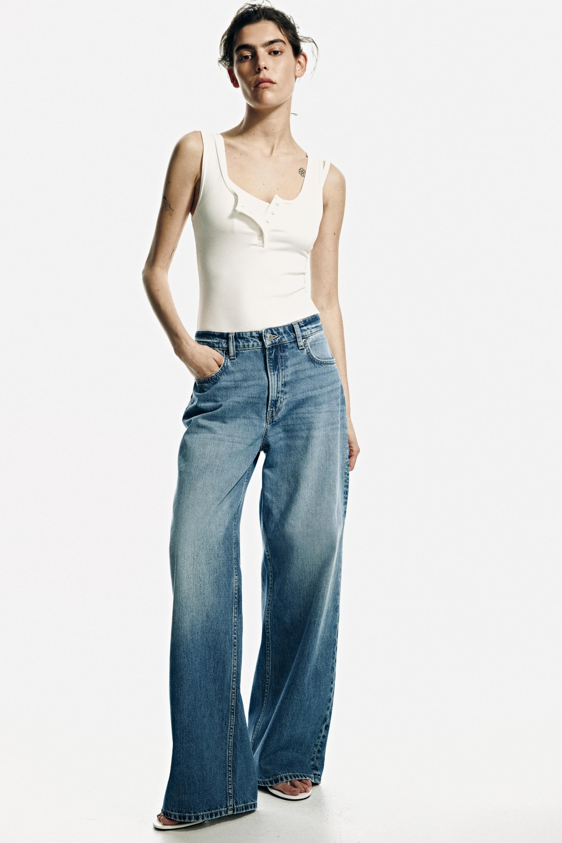 baggy regular waist jeans