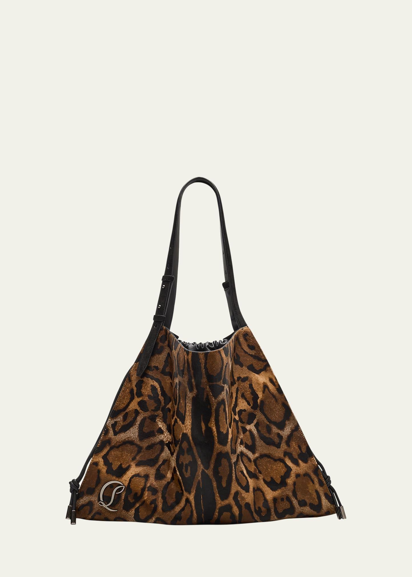 baggy tote bag in pony hair