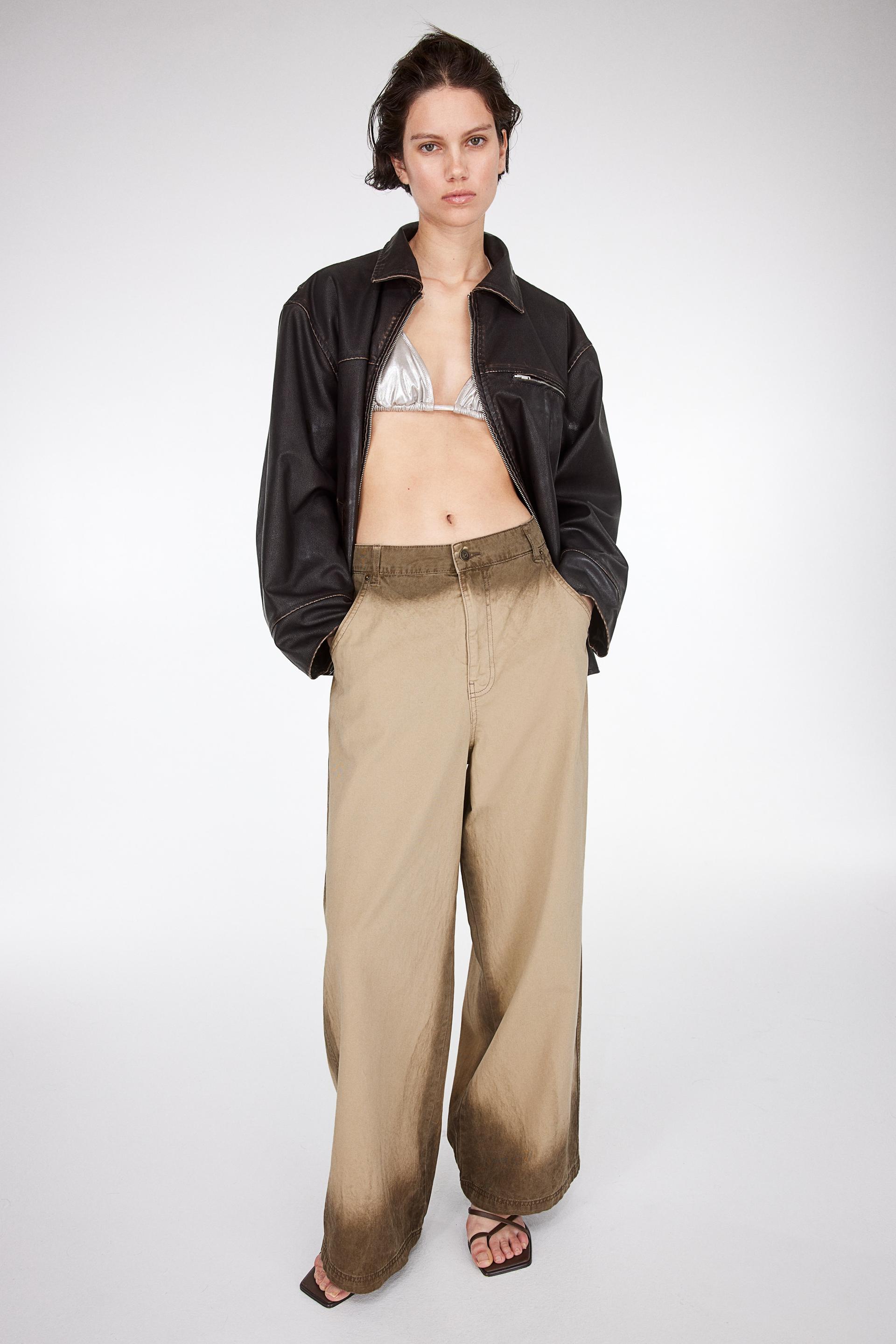 baggy twill pants