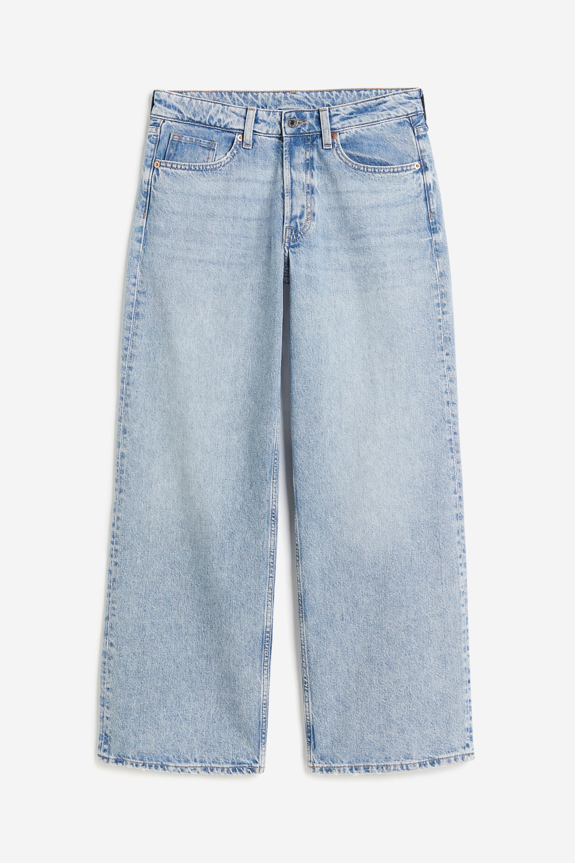 baggy wide low jeans