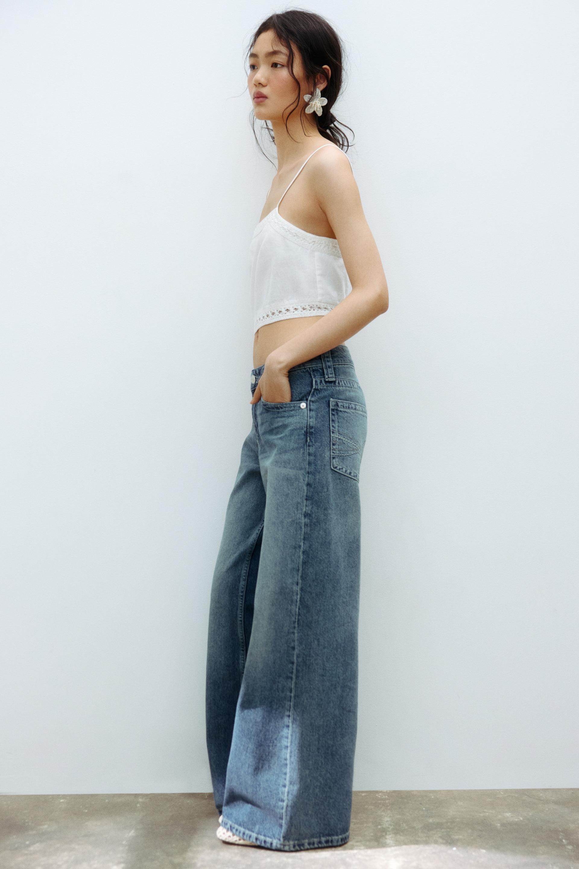 baggy wide low waist jeans