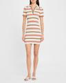 bailey stripe short-sleeve polo dress
