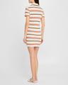 bailey stripe short-sleeve polo dress