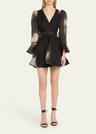 balance long-sleeve mini dress