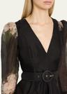 balance long-sleeve mini dress