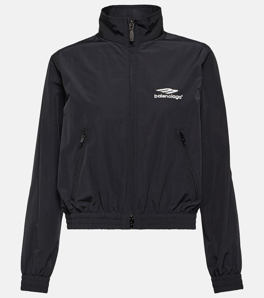 balenciaga 3b sports icon poplin track jacket
