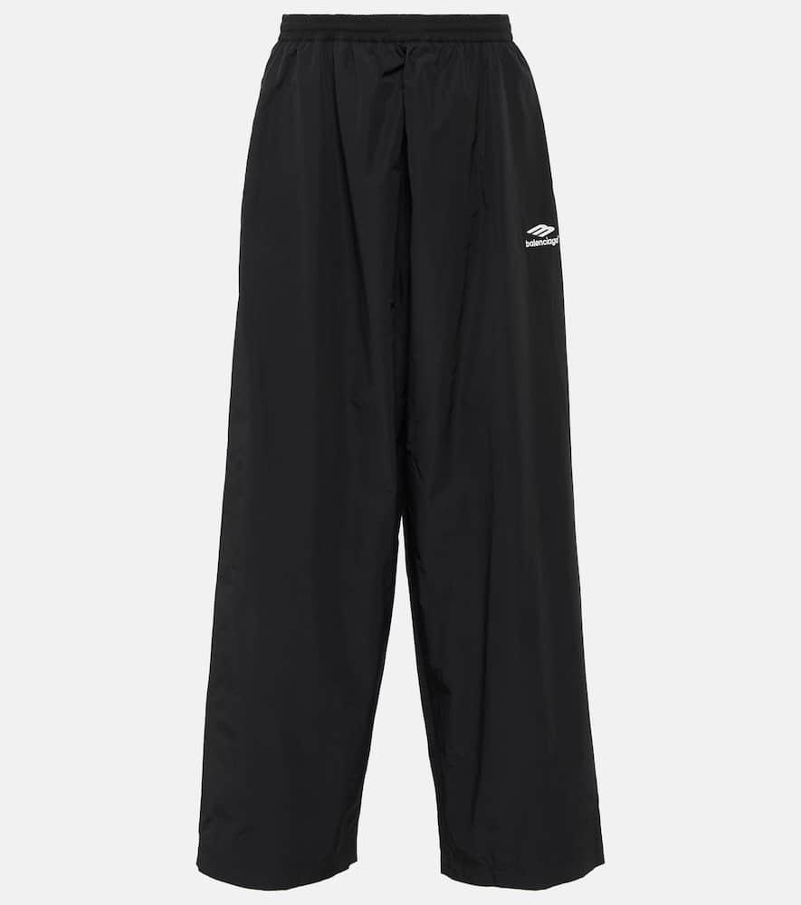 balenciaga 3b sports icon poplin track pants