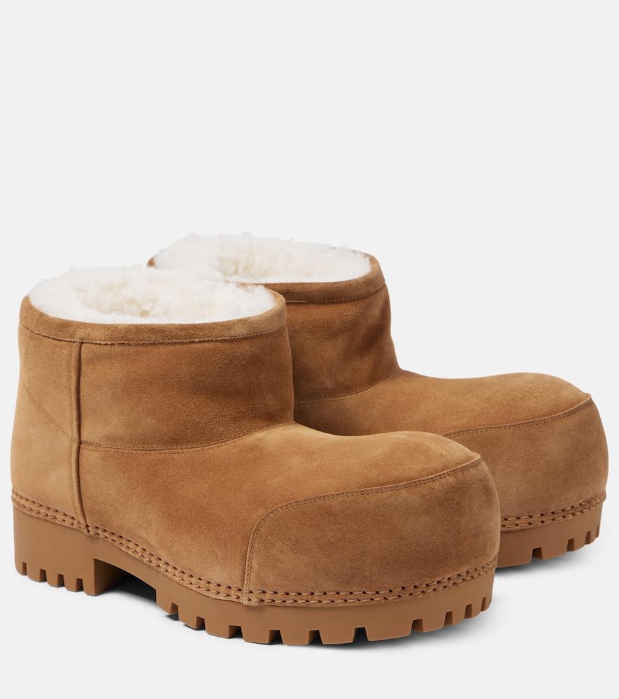balenciaga alaska suede ankle boots