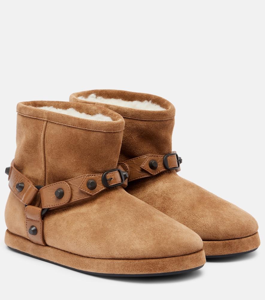 balenciaga alaska suede ankle boots