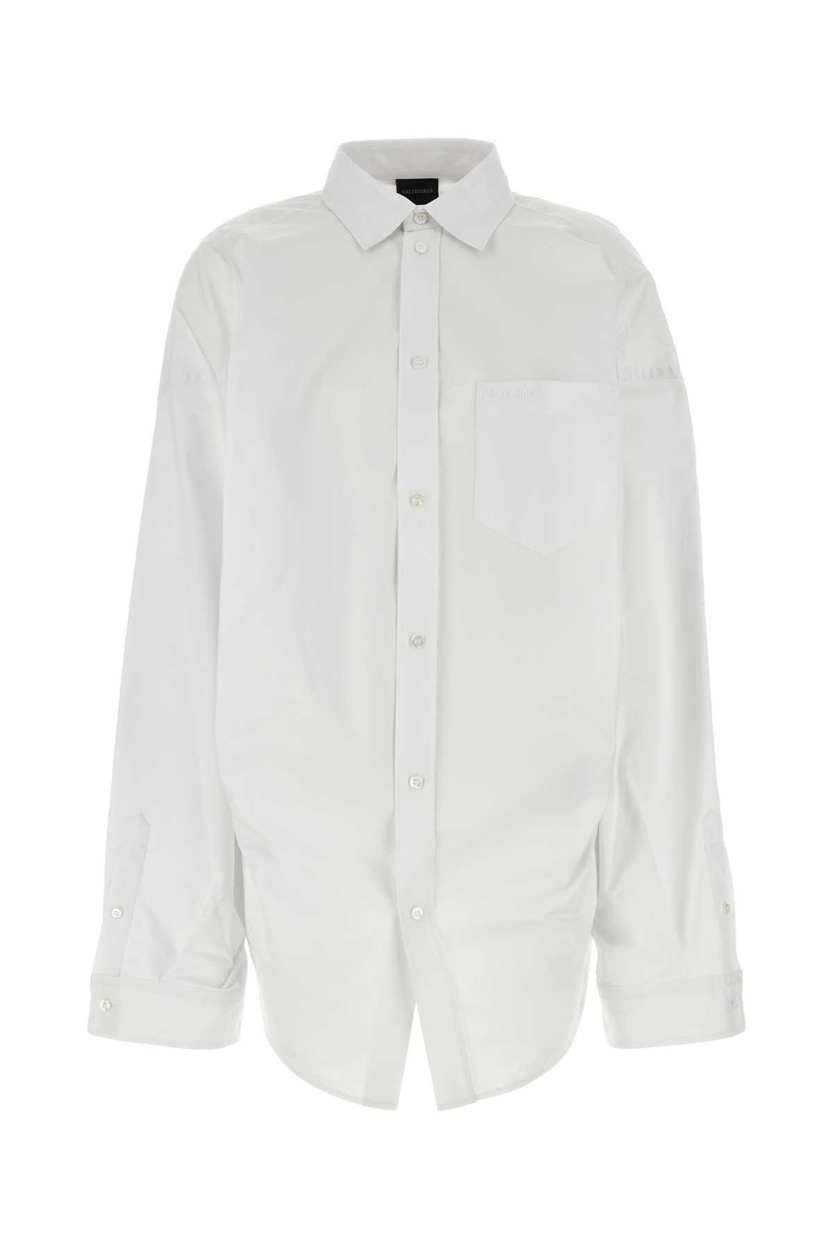 balenciaga asymmetric shirt