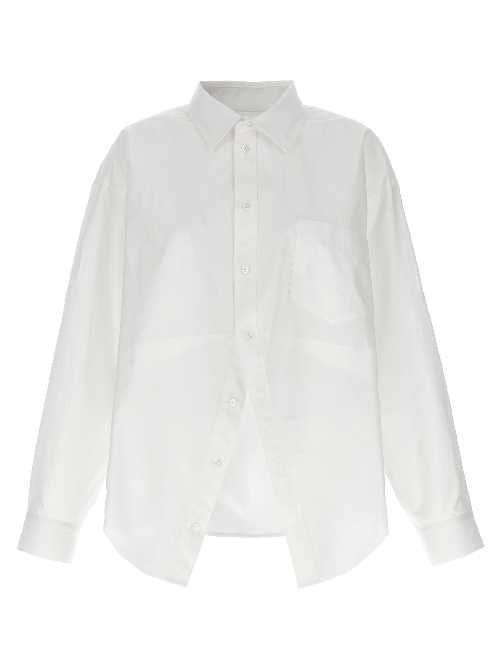 balenciaga asymmetric shirt