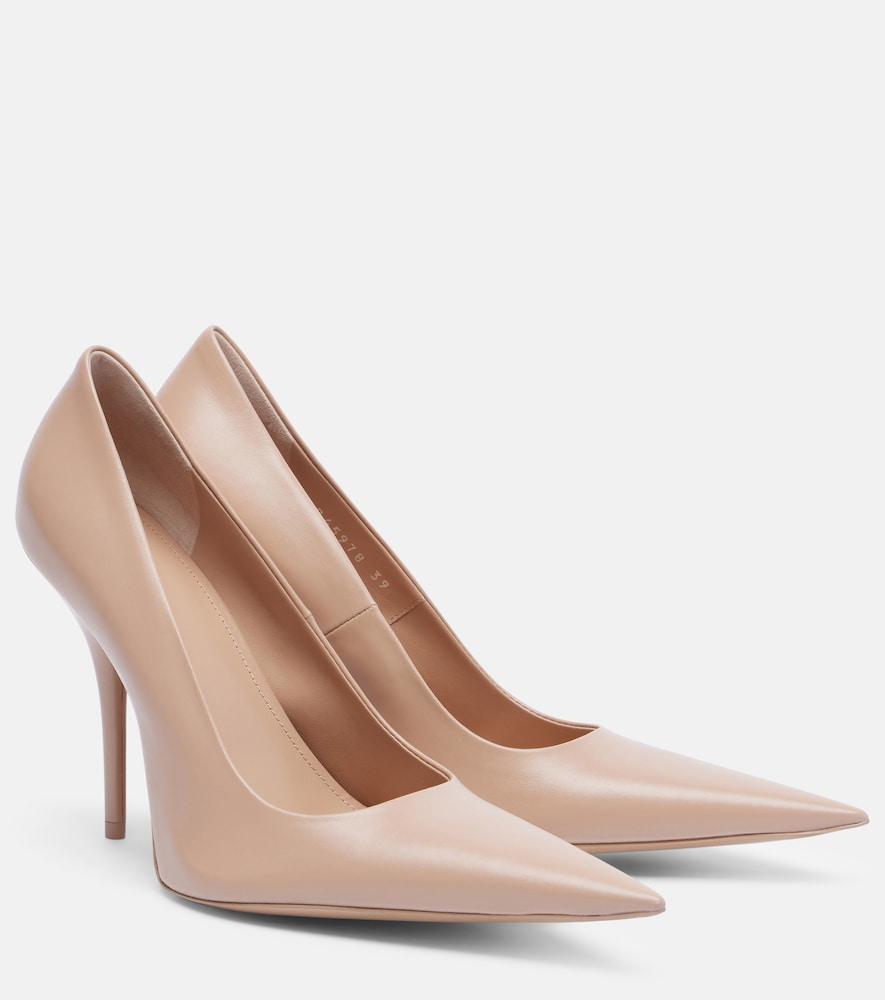 balenciaga avenue 110 leather pumps