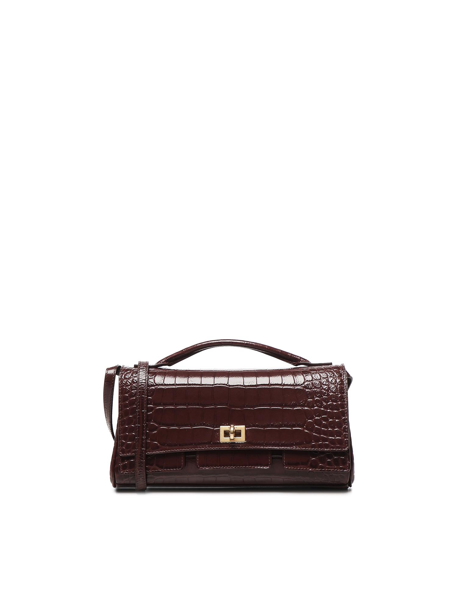 balenciaga bags dark burgundy calfskin - women
