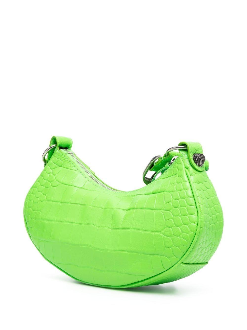balenciaga bags green main material: leather - women