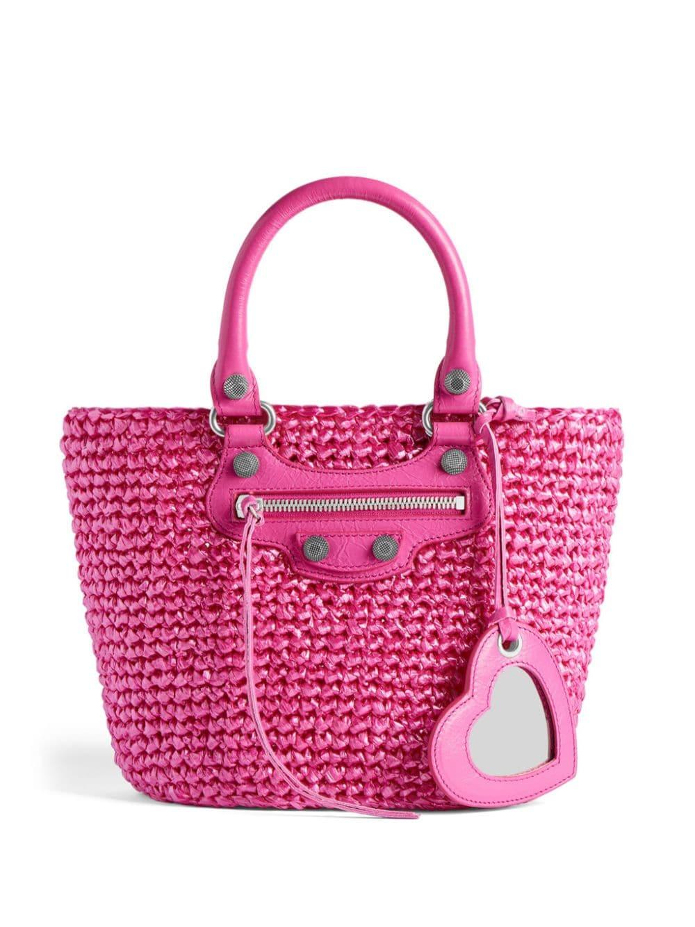 balenciaga bags pink outer: polyamide - women