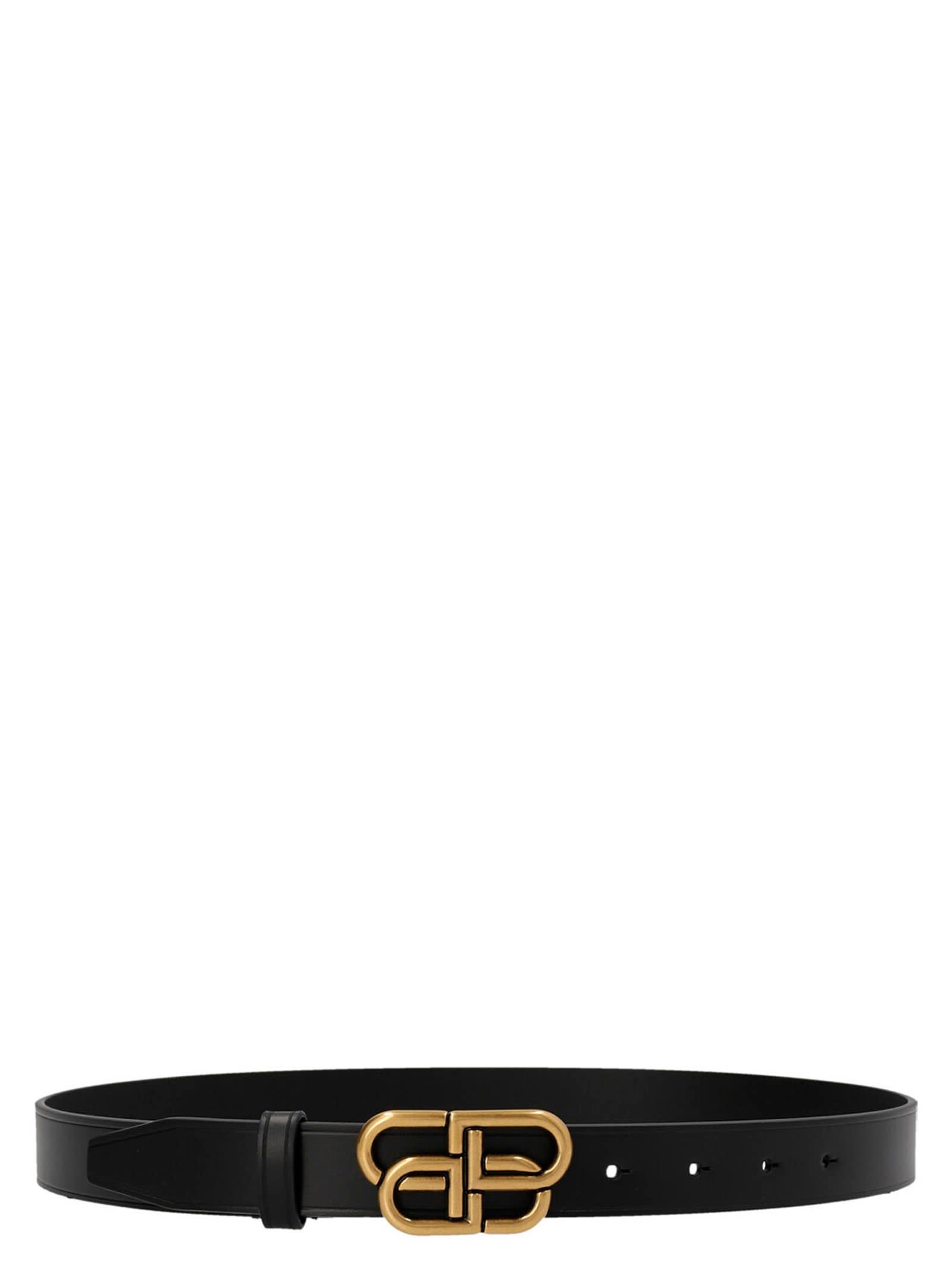 balenciaga bb buckle belt