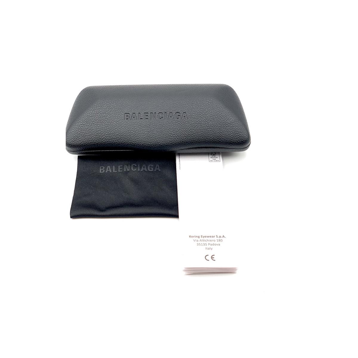 balenciaga bb0369sk linea everyday 001 black grey nero acetate occhiali da sole - women