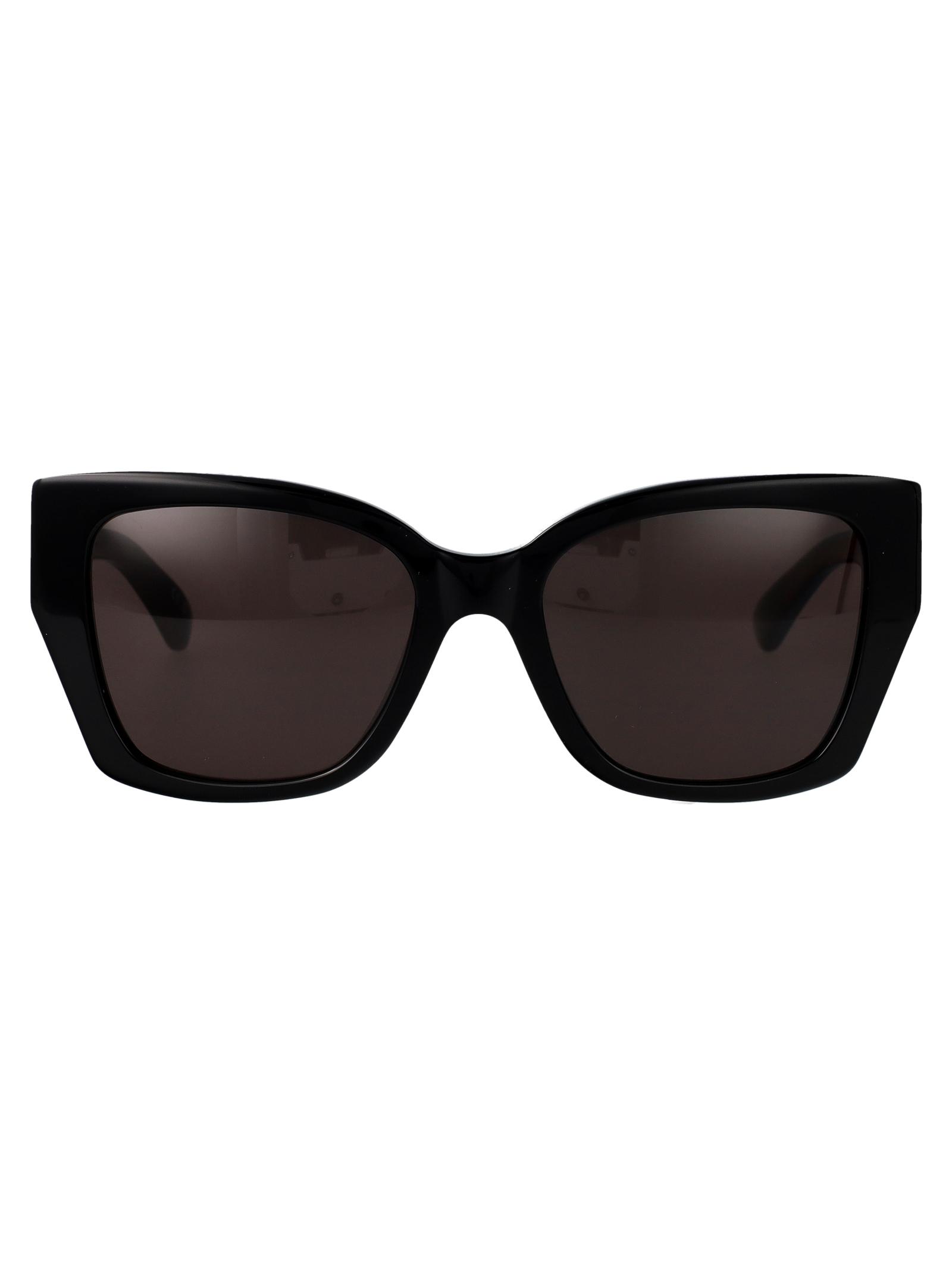 balenciaga bb0474s black-black-grey acetate sunglasses - women