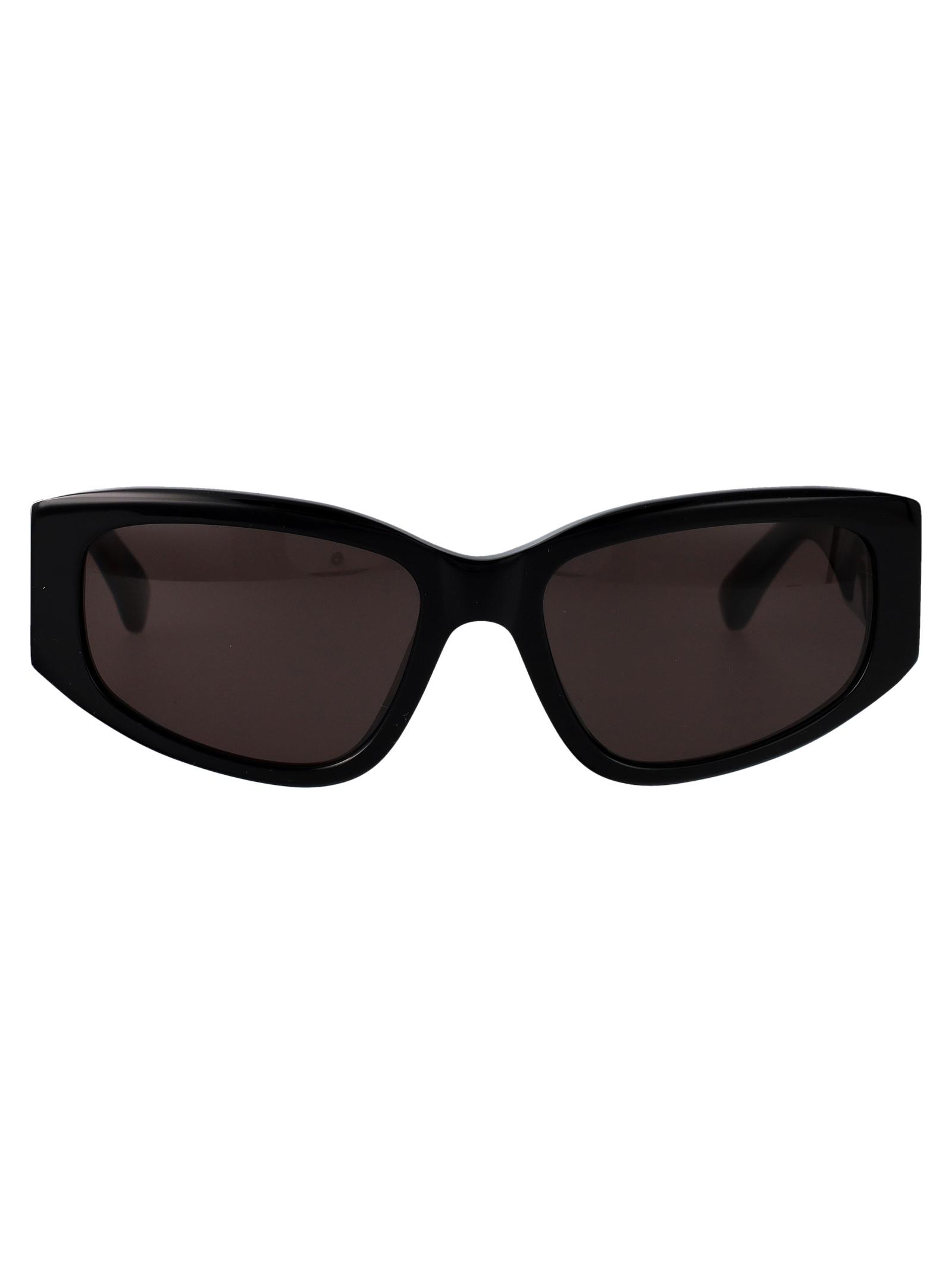 balenciaga bb0475s black-black-grey acetate sunglasses - women