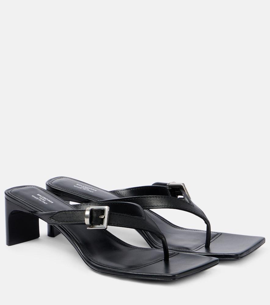 balenciaga bel air 50 leather sandals
